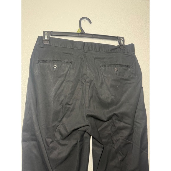 Polo Ralph Lauren Prospect Pant Mens 33x32 Black Cotton Chino Flat Front Trouser - Picture 8 of 9